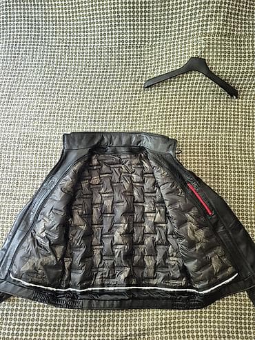 гусиный: Кожаная куртка, Классическая модель, Натуральная кожа, С утеплителем, 5XL — 5