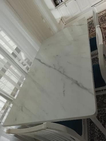 Кухонные столы: Кухонный стол, Прямоугольный, Нераскладной — 1