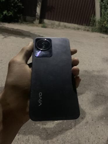 alcatel t06: Vivo Y02, Б/у, 64 ГБ, цвет - Черный, 2 SIM — 6