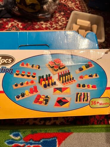 игрушки для 2 летнего мальчика: Продам набор монтессори. Для детей от 2-х лет. Как новые. Пользовались — 1