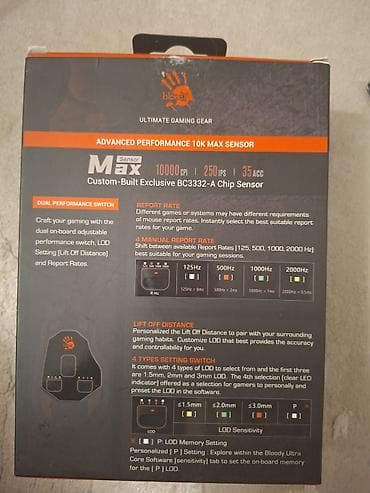 logitech pro: Игровая мышь Bloody (Ultimate Gaming Gear) с продвинутым сенсором Max — 1