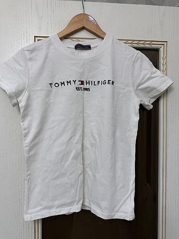 Футболки: Мужская футболка, M, L, Tommy Hilfiger, Б/у, цвет - Белый — 2