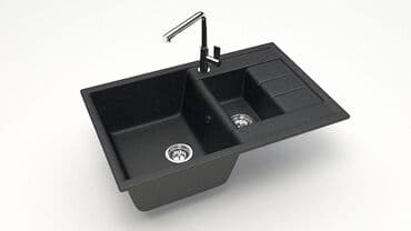 цена на столешницы для кухни: Кухонная мойка Glanz Блонди J210 Каменная мойка из литого мрамора — 9