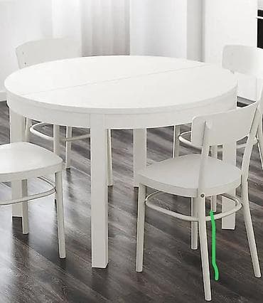 Үй жана бакча: Трансформер үстөлү Ашкана үчүн, Жайылуучу стол, түсү - Ак — 2