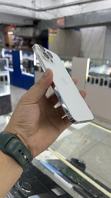 hyper x cloud: IPhone 13 Pro Max, Б/у, 128 ГБ, Белый, Защитное стекло, Чехол, 87 % — 3