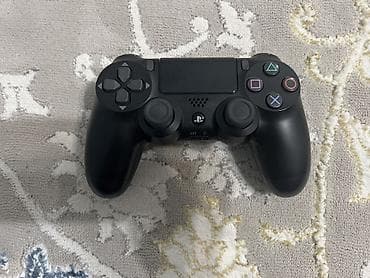 лан провод: Геймпад Sony DualShock 4 (PS4), черный - Оригинальный контроллер для — 1