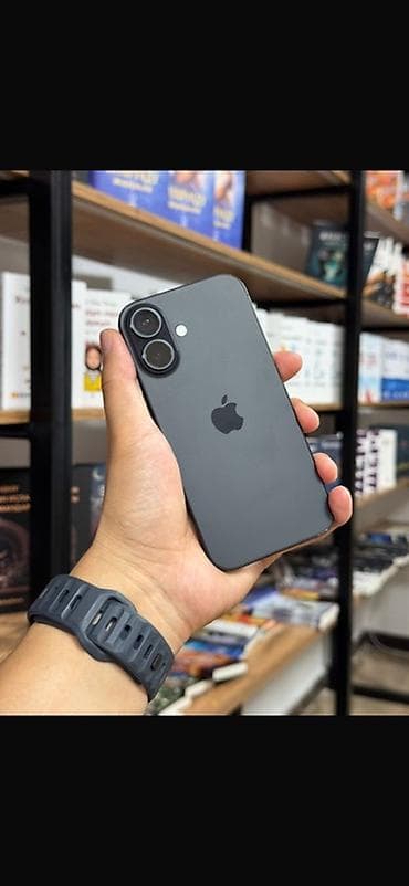 IPhone 16, Б/у, 128 ГБ, Черный