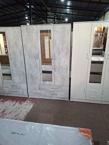 шкаф купе для прихожей с зеркалом: Кийим салуучу шкаф, Жаңы, Түз, ЛДСП — 5