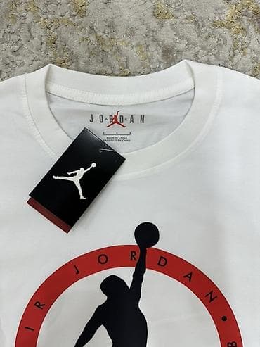 Футболка Jordan Air - Цвет: белый - Принт: крупный логотип Jumpman в — 2