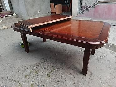 Столдор: Трансформер үстөлү Зал үчүн, Жайылуучу стол, түсү - Күрөң — 3