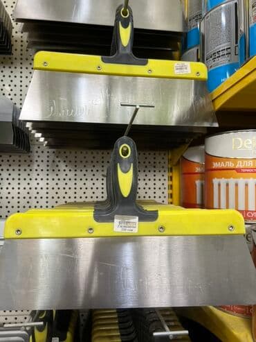 шпатель для текстуры дерева: Шпатель фасадный из нержавеющей стали с удобной двухкомпонентной — 1