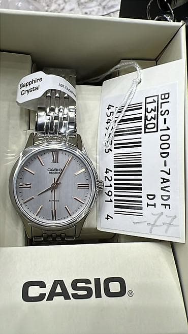 Жеке буюмдар: CASIO Beside BLS-100D-7AVDF — классические кварцевые наручные часы — 1
