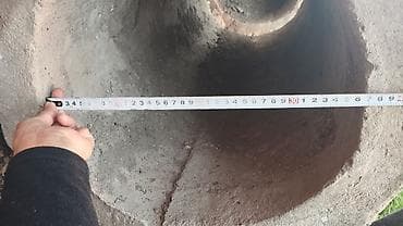 калцо бетон: Два бетонных цилиндра (секции труб сделано в СССР очень прочный — 3