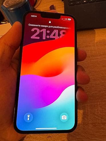 touch id: IPhone 13, 128 ГБ, Черный, 98 % — 2
