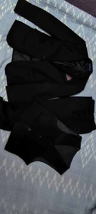 Школьная форма: Детский классический костюм-тройка Marco Milano (жилет, пиджак и — 6