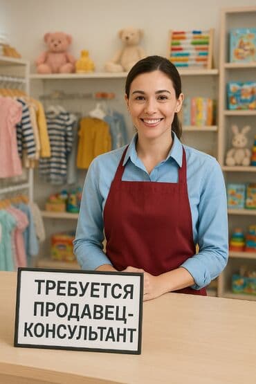 Счроно Срочно !!! Требуется продавец-консультант в уютный детский