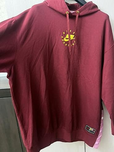 толстовка: Худи, Оверсайз, Удлиненная модель, С надписью, Новый, XL — 2