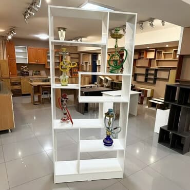 стеллажи для склада: Двусторонний стеллаж для зонирования STP900 (Белый) Двусторонний — 1