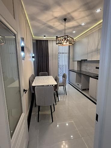 2 болмолу квартира: 1 комната, 44 м², Элитка, 6 этаж, Дизайнерский ремонт — 4