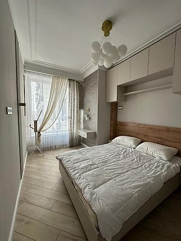 гостинный квартира: 1 комната, 50 м², Дизайнерский ремонт — 1