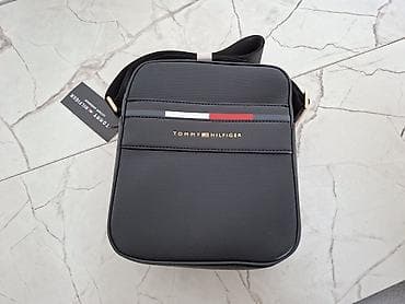 кожзам: БарсеткаTommy Hilfiger - Компактная кросс-боди/мессенджер в черном — 3