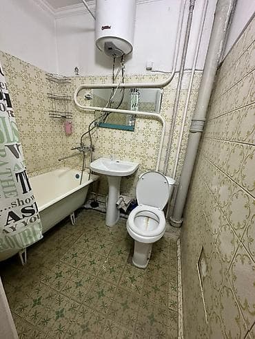ипотека ош мэрия: 1 комната, 31 м², 104 серия, 1 этаж, Косметический ремонт — 3