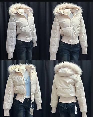 мехом: Пуховик, Короткая модель, Китай, С мехом, Стандарт — 1