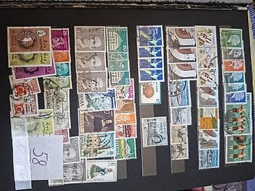 Марки: Коллекция почтовых марок в альбомном листе. Состав: - Подборка марок — 1