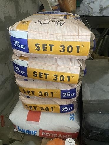 Клеевая смесь для плитки AlinEX SET 301, мешки по 25 кг. Назначение at lalafo.kg Клеевая смесь для плитки AlinEX SET 301, мешки по 25 кг. Назначение