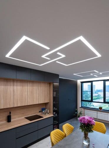 требуются монтажники натяжных потолков: Натяжной потолок Глянцевое, Матовое, 3D потолки Бесплатная консультация, Бесплатный замер, Гарантия — 1