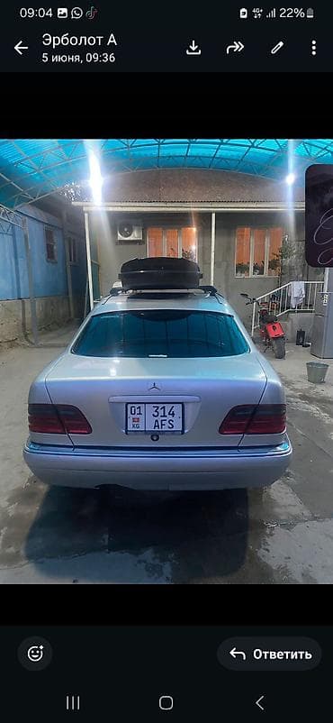210 mers: Mercedes-Benz E-Class: 1996 г., Автомат, Бензин, Седан — 6