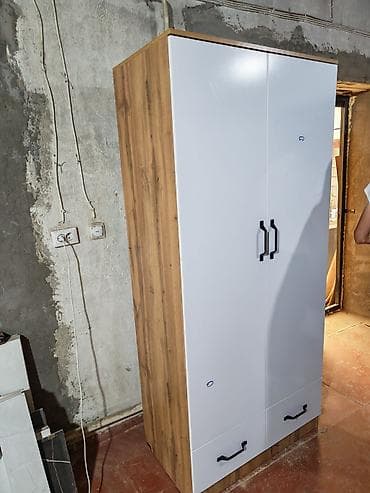 Үй жана бакча: Шифоньерлер, кийидер үчүн шкафтар, Жаңы, Түз, ЛДСП — 4