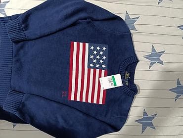 Свитера: Мужской свитер, M, Polo Ralph Lauren, Новый, цвет - Синий — 1