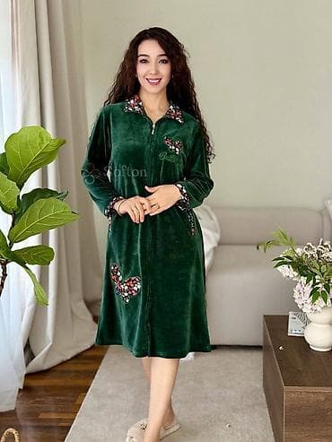 Шорты: Женский домашний костюм из мягкого велюра оптовые - Комплект из двух — 9