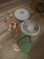 домашние вещи: Всё для дома: ковёр, дорожка, посуда, смеситель, люстры, вентиляторы — 11