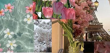 картины из фото на заказ: Постер/картина-коллаж «Весенние цветы» Описание: - Авторский — 1