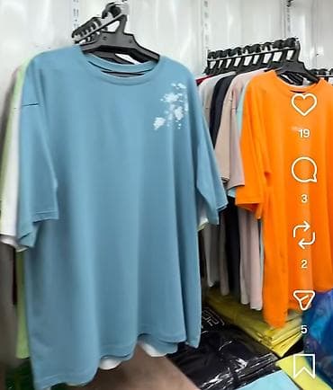 оверсайз одежды: Базовые и принтованные футболки оверсайз - Универсальный крой — 1