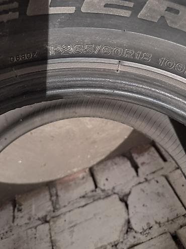 Транспорт: Шины 265 / 60 / R 18, Лето, Б/у, Комплект, Внедорожные (АТ/МТ), Япония, Bridgestone — 3