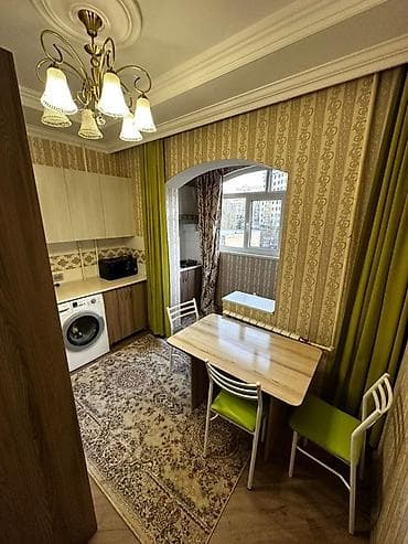 osh flats: 1 комната, Риэлтор, С мебелью полностью — 3