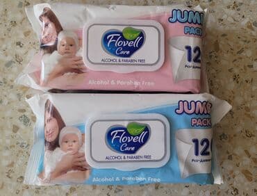 Влажные салфетки Предлагаем влажные салфетки Flovell Care (120 шт, без
