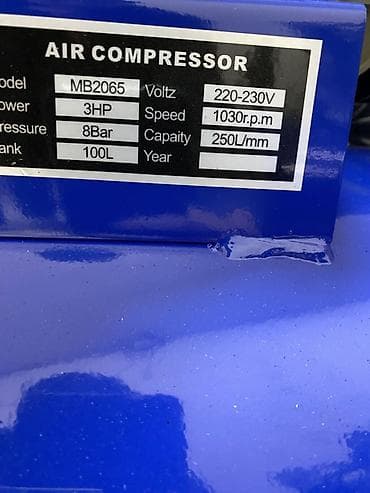 Компрессоры: Компрессор Для покраски, Электрический, Поршневой, Новый — 5