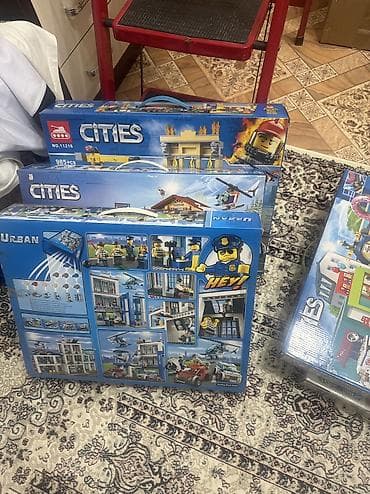 детские большие машинки: Конструкторы (аналог LEGO): наборы для сборки города, техники и — 7