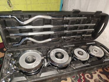 сумки дорожный: Набор для силовых тренировок в чемодане Состав: - Разборный гриф для — 1