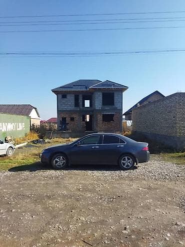 Двухэтажный дом (коробка с крышей) с перспективным проектом фасада и — 2