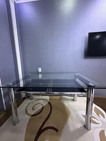 бильярдный стол трансформер: Стеклянный обеденный/журнальный стол в современном стиле - — 2