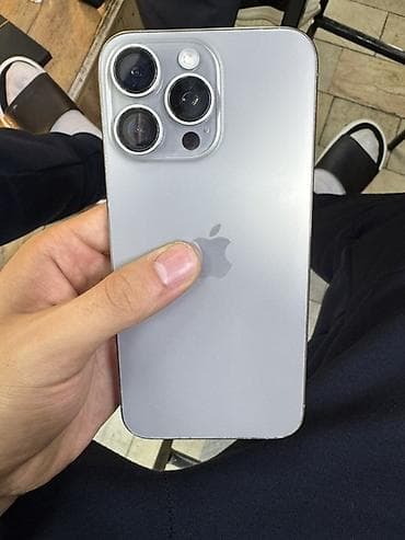 IPhone 15 Pro Max, White Titanium, 88 % at lalafo.kg IPhone 15 Pro Max, White Titanium, 88 %