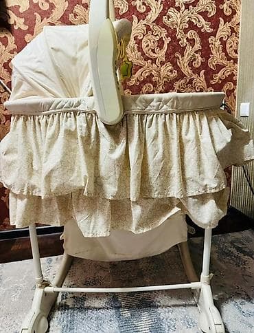 Люлька, Колыбель, Металл, цвет - Бежевый