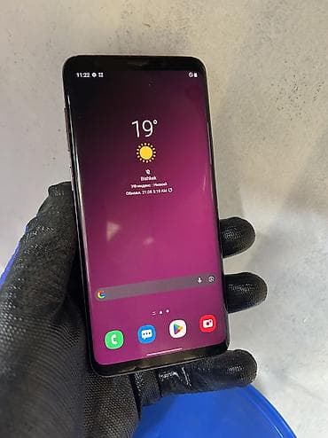 samsung с9: Samsung Galaxy S9 Plus, Б/у, 64 ГБ, цвет - Фиолетовый, 2 SIM — 3