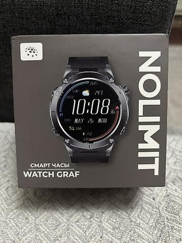 монитоо: Смарт-часы NOLIMIT Watch Graf - Круглый цветной дисплей с — 1