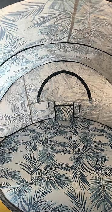 v beach: Складная пляжная/садовая палатка-полубалдахин с мгновенным — 4